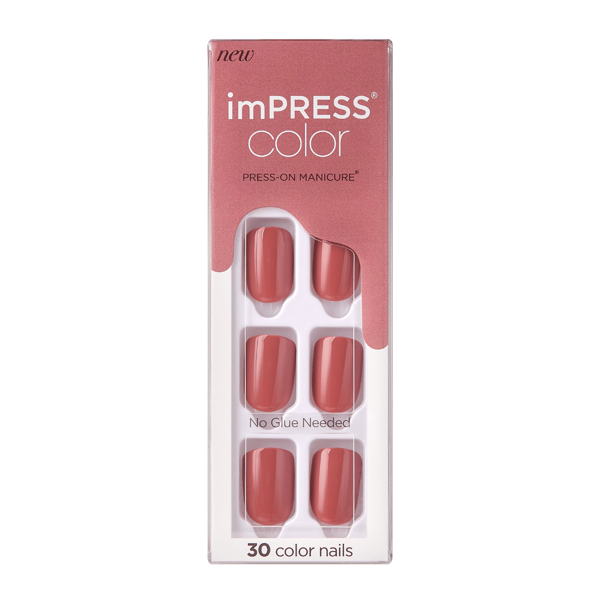 ხელოვნური ფრჩხილები imPRESS Color - Platonick Pink- Kiss